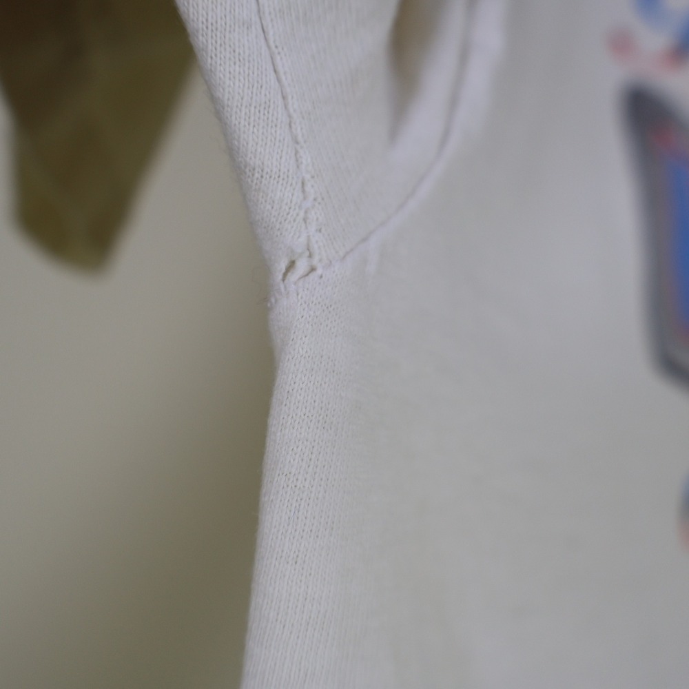Vintage 90s Being A Woman Funny Slogan Graphic T-Shirt Large White Tee - Picture 7 of 11